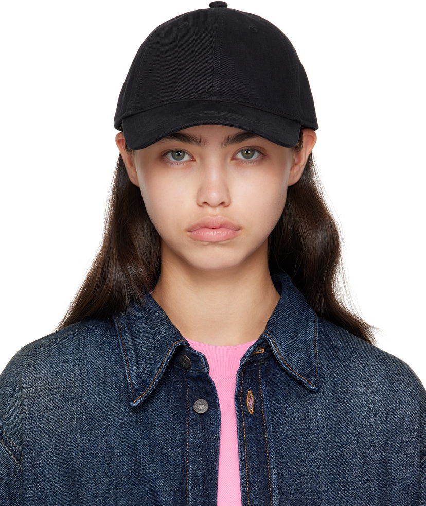 Kapa Acne Studios Acne Studios Twill Logo Cap Crna | C40420-