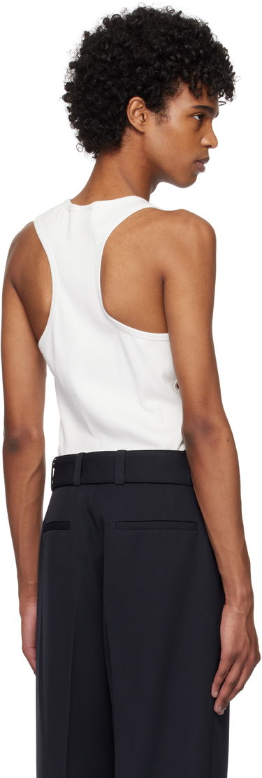 Majica bez rukava Courrèges Courrèges 90's Rib Cut Out Tank Top Bijela | 125JDE113JS0194, 2