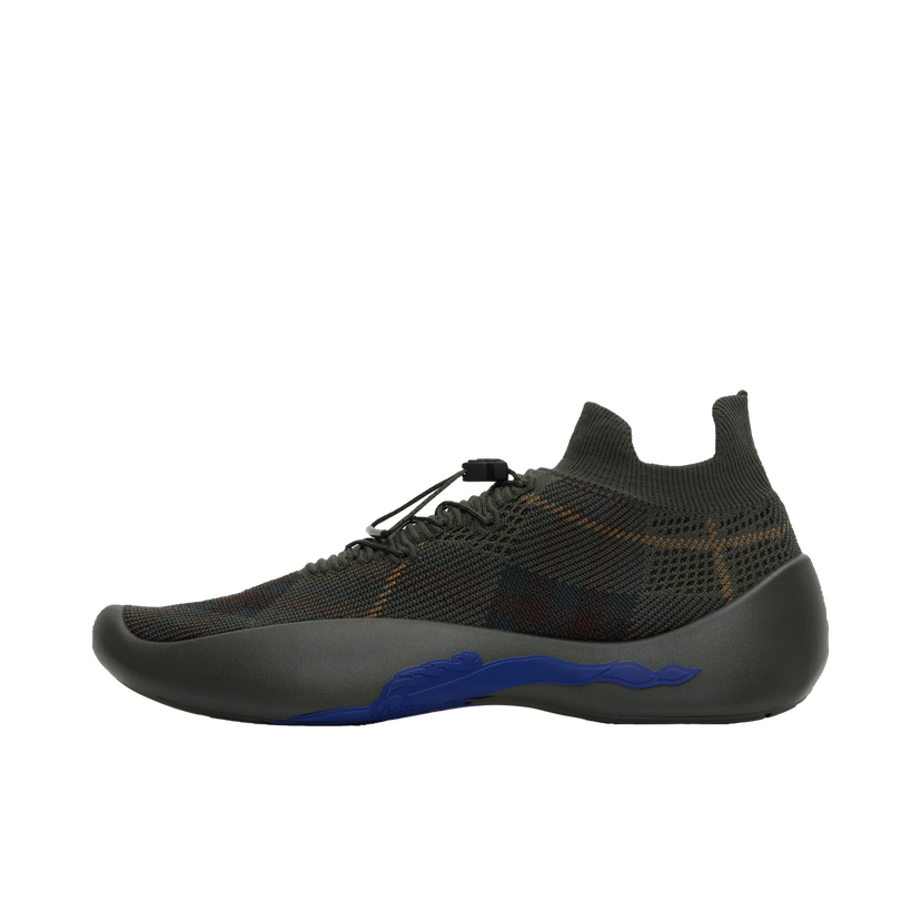 Tenisice i cipele Burberry Check Knit Neptune Zelena | 8099319