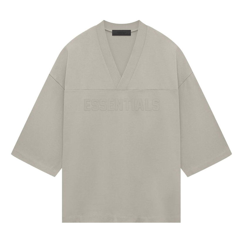 Majica kratkih rukava Fear of God Essentials Heavy Jersey Football T-Shirt Bež | 125SP244105F