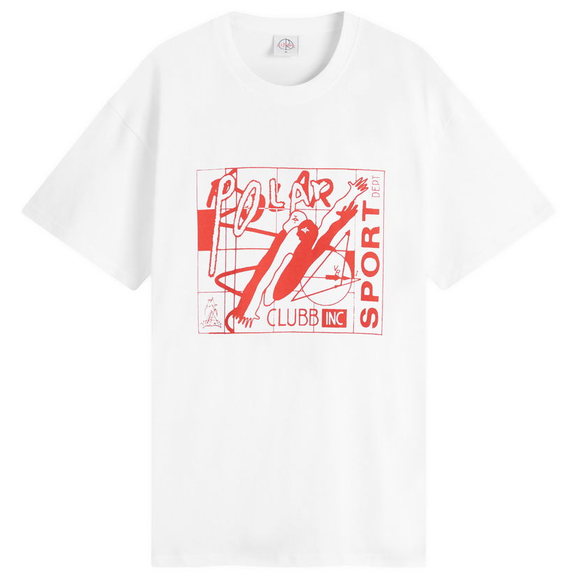 Majica kratkih rukava Polar Skate Co. Clubb Inc Graphic T-Shirt - White Bijela | PSC-W24-29