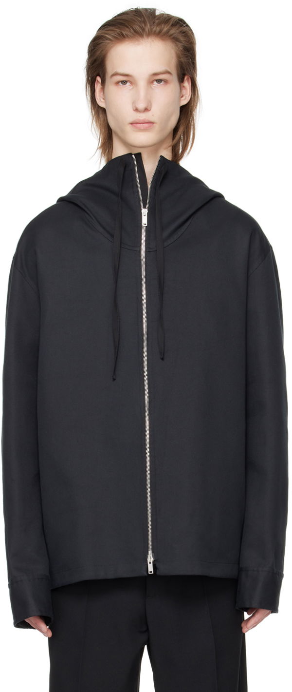 Jakna Jil Sander Hooded Jacket Crna | J23BN0102_J45216