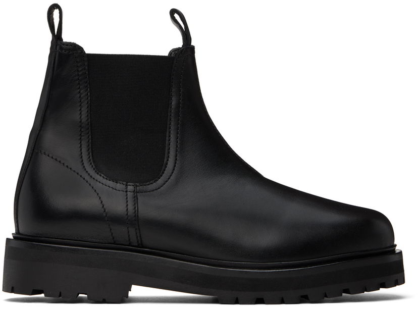 Odjeća Studio Nicholson Studio Nicholson Kick Chelsea Boots Crna | KICK SNM - 901