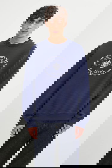 Dukserice Sporty & Rich Embroidered Eden Crest Sweatshirt Tamnoplava | ST07160621BL106, 0