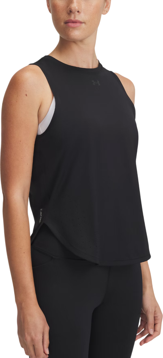Majica bez rukava Under Armour UA Launch Elite Tank Top Crna | 1389563-001