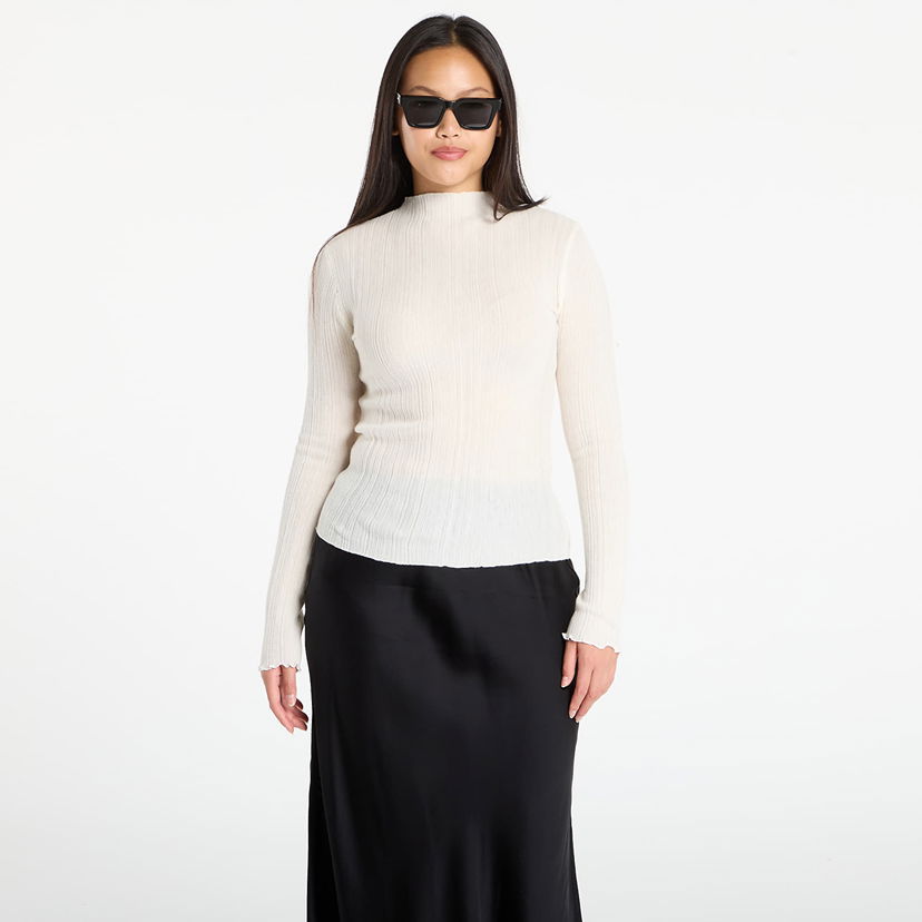 Džemper Samsoe Samsoe Samsøe Samsøe Sajose Turtleneck Sweater Bijela | F25300022_CLR000289