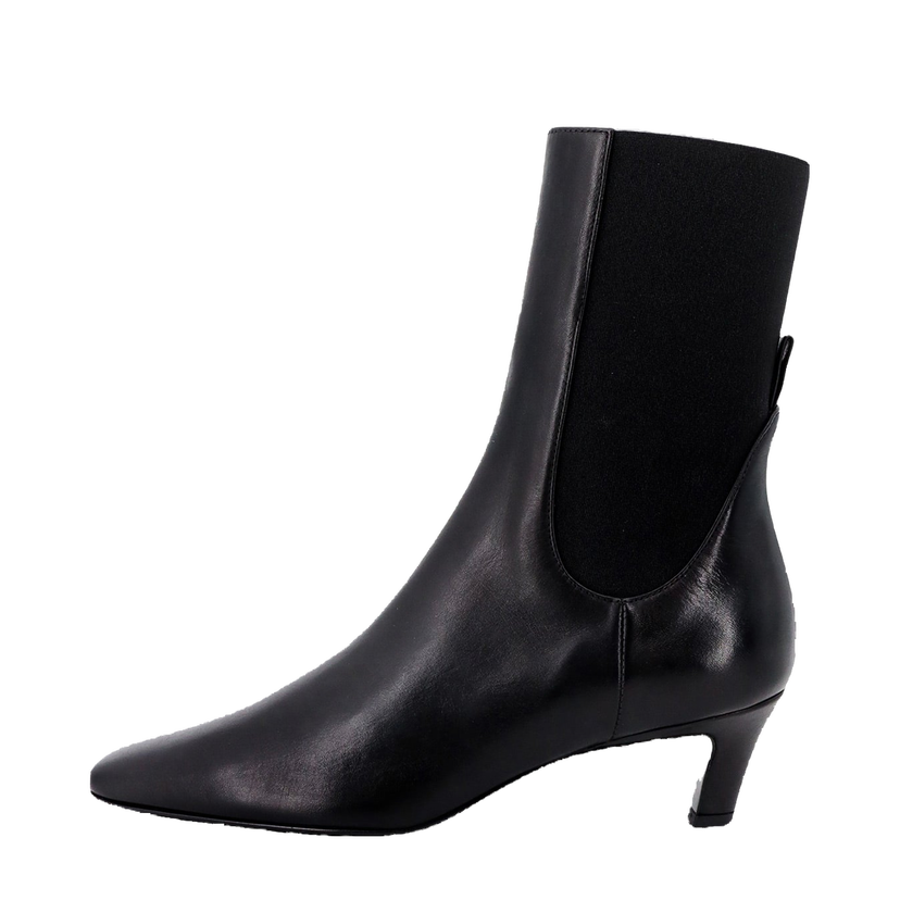 Tenisice i cipele TOTEME Totem Black Leather Ankle Boots Crna | 214907813200