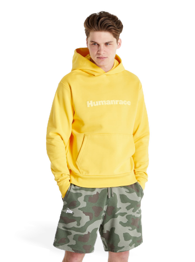 Dukserice adidas Originals Pharrell Williams x Basics Hood Žuta | HG1817