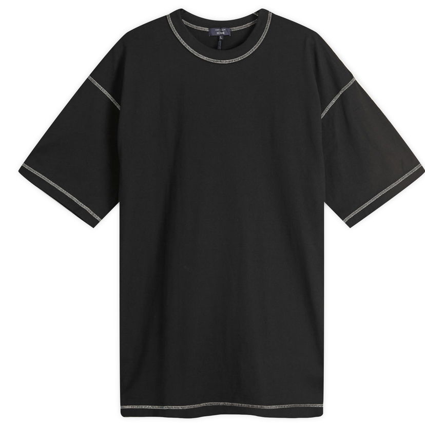 Majica kratkih rukava Comme des Garçons Homme Garment Dyed T-Shirt, Size Large Crna | HP-T011-W25-1