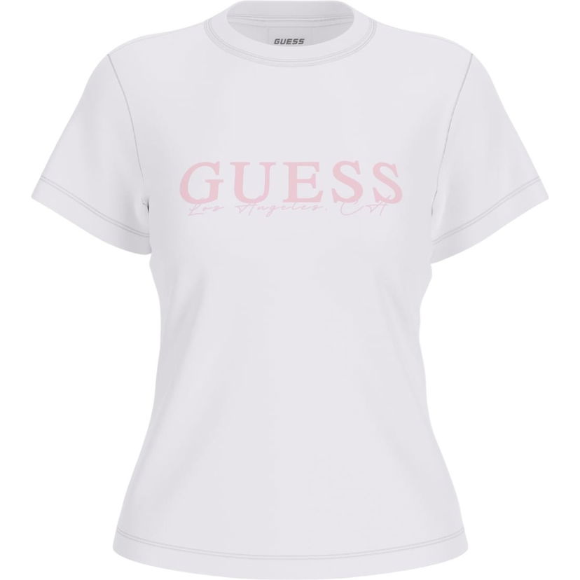 Majica kratkih rukava GUESS Guess Kamelie T-Shirt Bijela | V5GI15J1314-G011