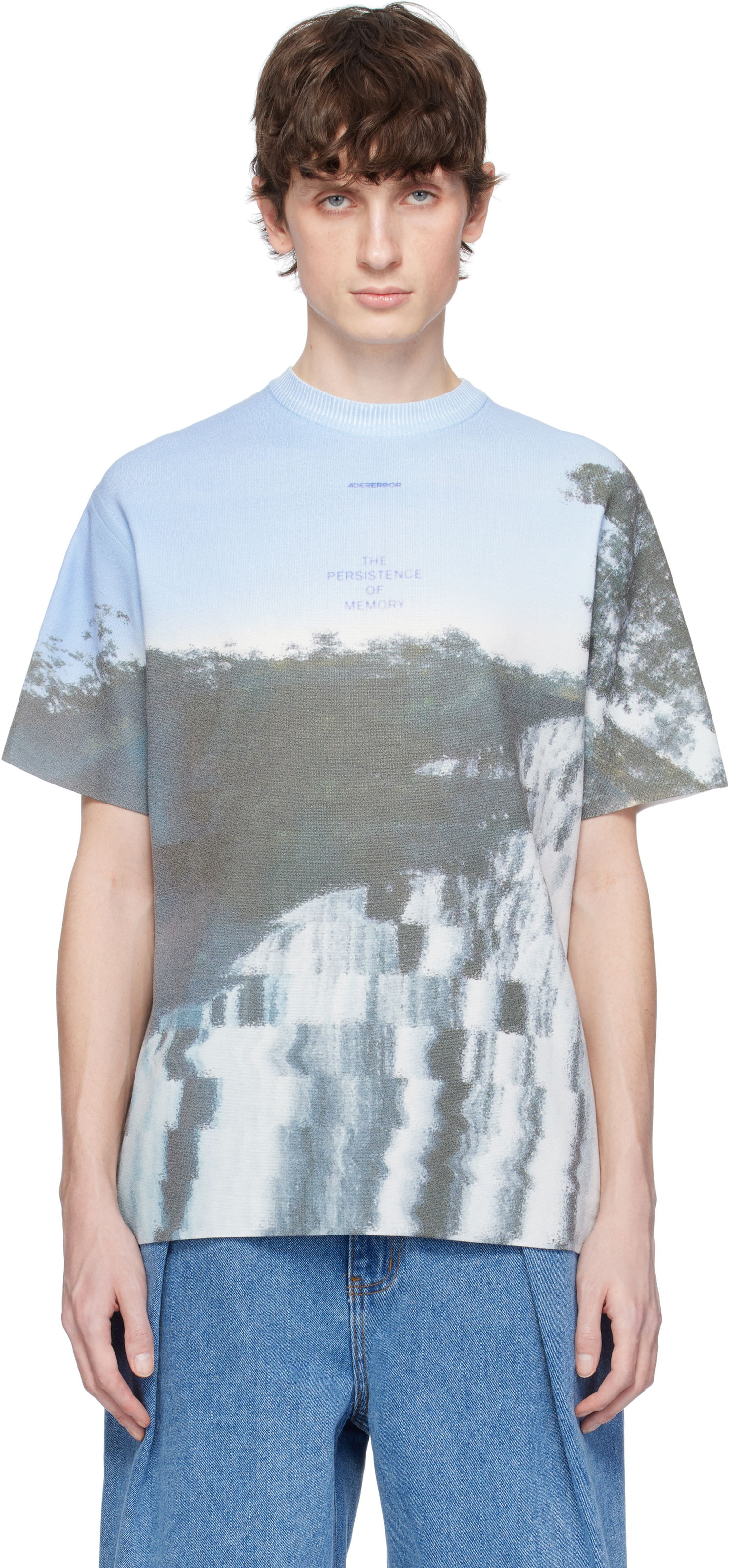 Majica kratkih rukava ADER ERROR ADER error Half S Pull-Over Graphic T-Shirt Plava | BO01SSKT0503BL, 0