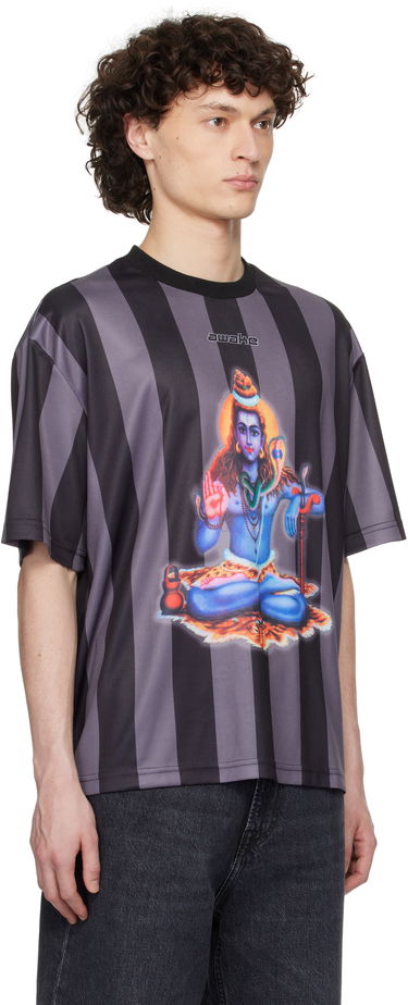 Majica kratkih rukava Awake NY Awake NY Retro Soccer Jersey T-Shirt Crna | AWK-SP25-TP006, 1