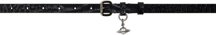 Pojasevi Vivienne Westwood Vivienne Westwood Mini Alex Charm Belt Crna | 8201007IW-L0098-