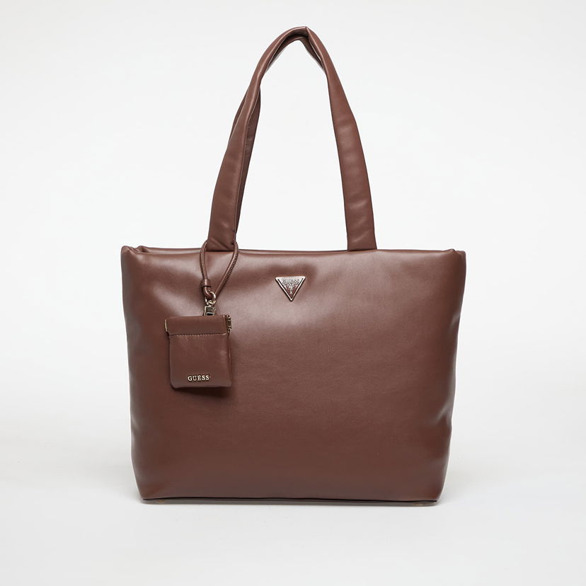 Tote bag GUESS Sunetra Tech Tote Universal with Detachable Pouch Smeđa | HWNG7534230-ESP
