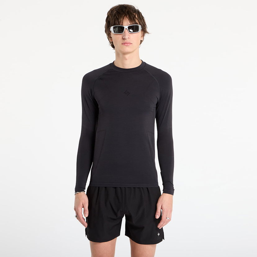 Majica kratkih rukava Represent Clo 247 Uprising Long Sleeve Seamless T-Shirt Crna | 247M100057-01