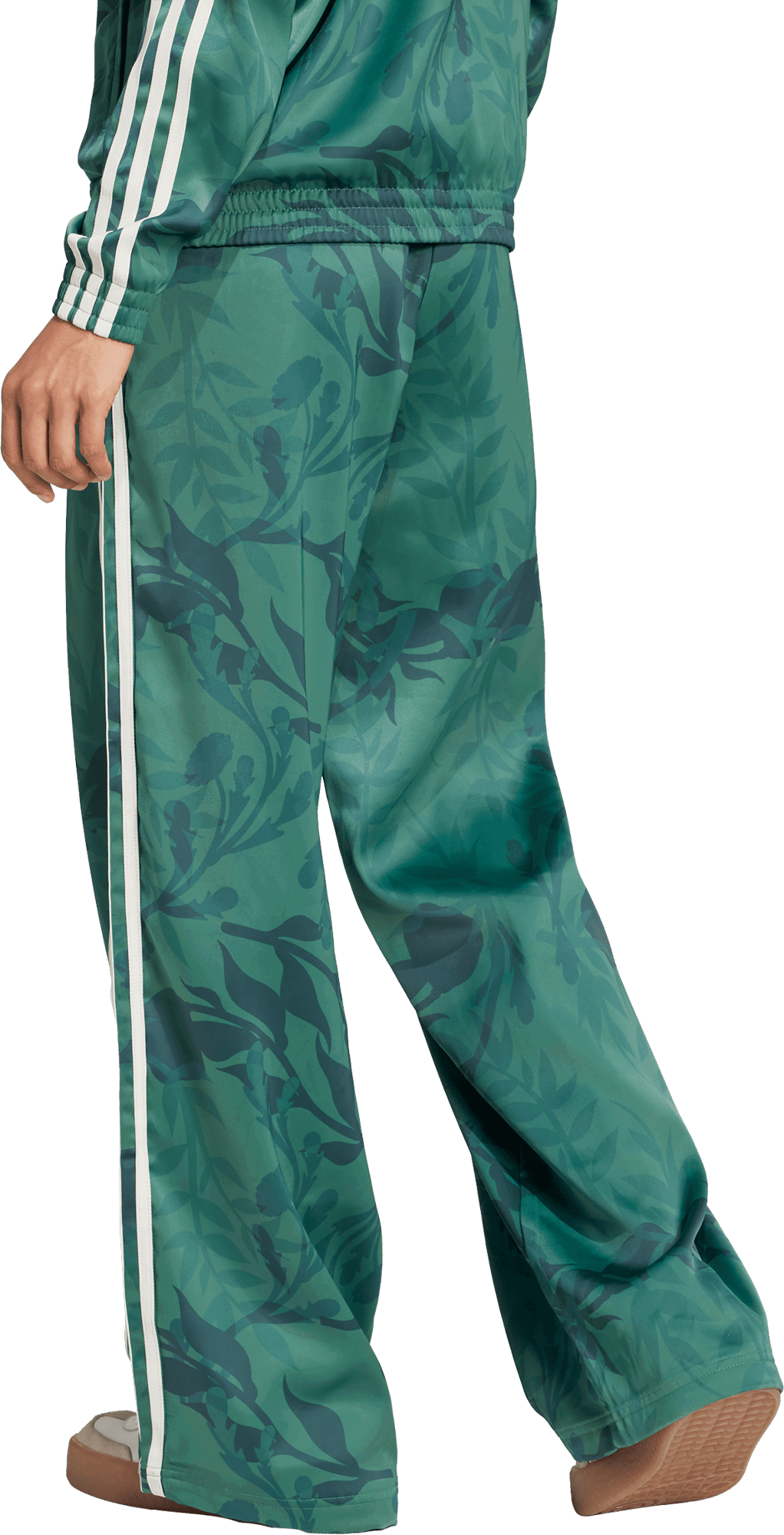 Hlače adidas Performance Italy Wide-Leg Track Pants Zelena | JJ0346, 1