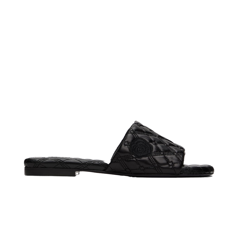 Tenisice i cipele Burberry Leather Quilt Slides Crna | 8091366