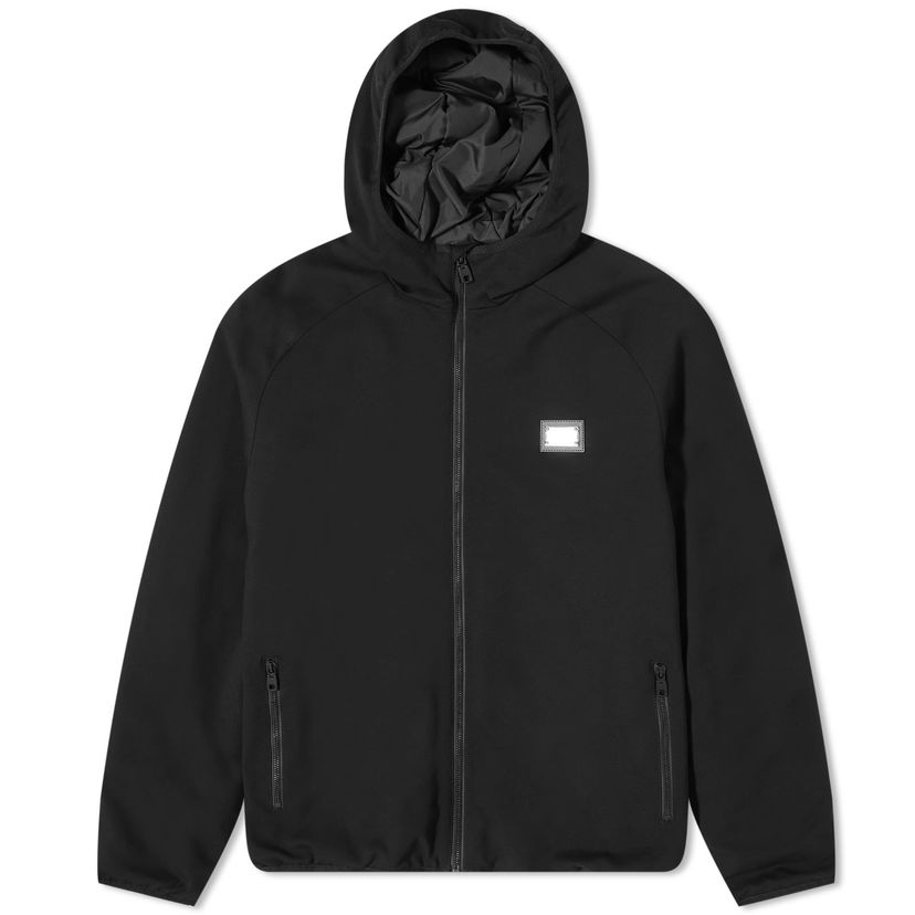 Vjetrovka Dolce & Gabbana Techinical Jersey Plate Windbreaker Black Crna | G9AOETGG718-N0000