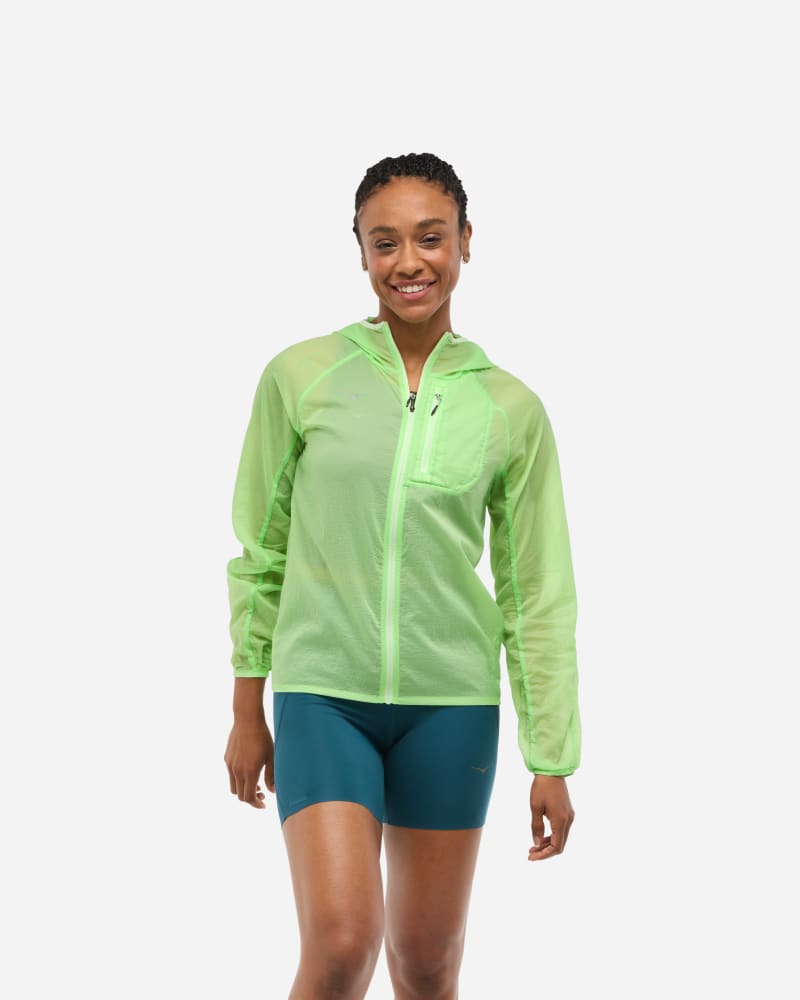 Vjetrovka Hoka One One Skyflow Lightweight Running Jacket Zelena | 1141671-TRTP