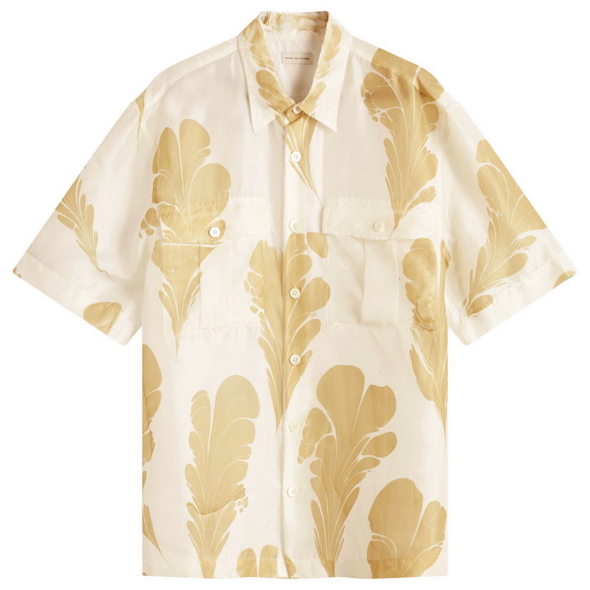 Košulja Dries Van Noten Dries Van Noten Cass Print Vacation Shirt, Size Large Bež | 251-020724-1197-979