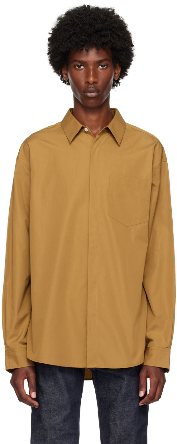Košulja CALVIN KLEIN Beige Classic Shirt Narančasta | 81EM115