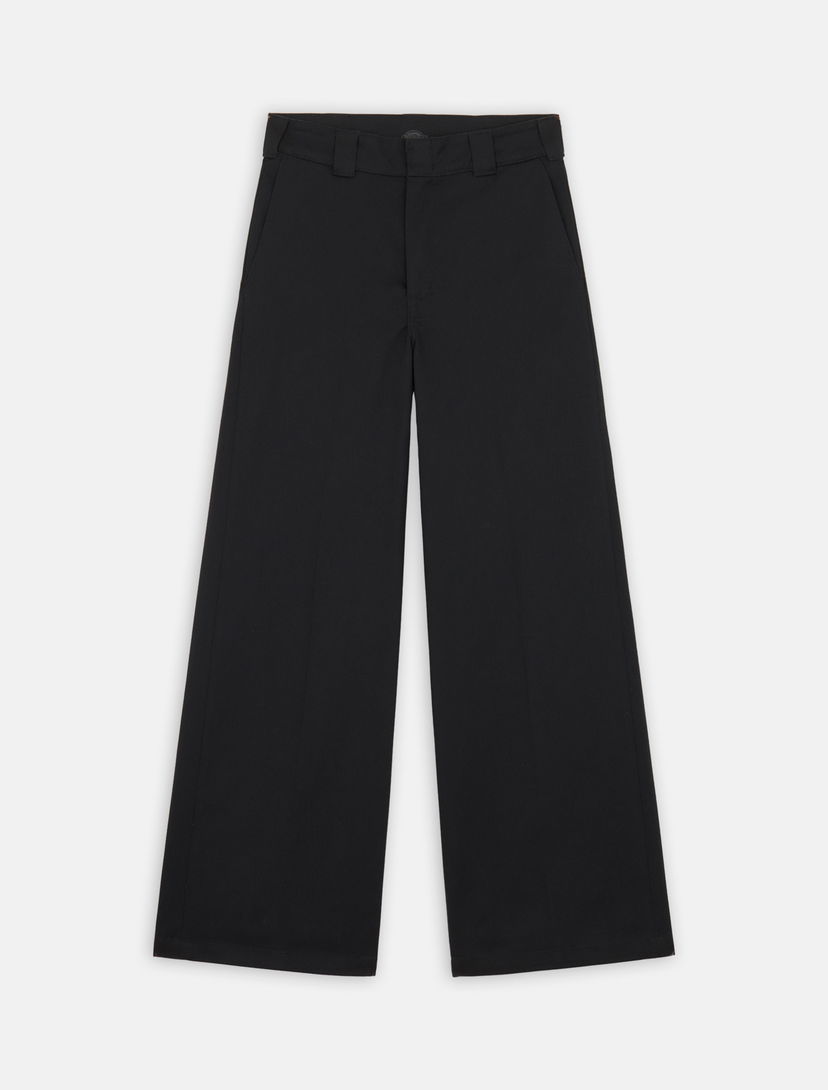 Hlače Dickies Wide Leg Work Trousers Crna | 0A4YSE