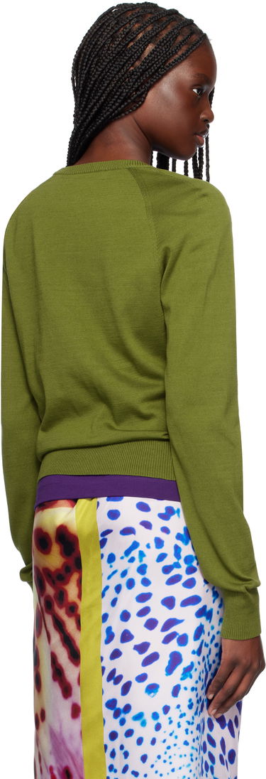 Džemper Dries Van Noten Dries Van Noten Cotton Knit Cardigan Zelena | 251-011207-1702, 2