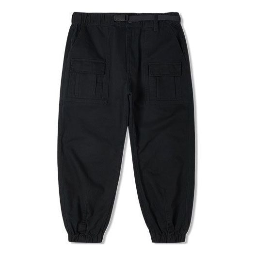 Cargo hlače Converse Woven Casual Pants with Elasticated Cuffs Crna | 10024161-A02, 0