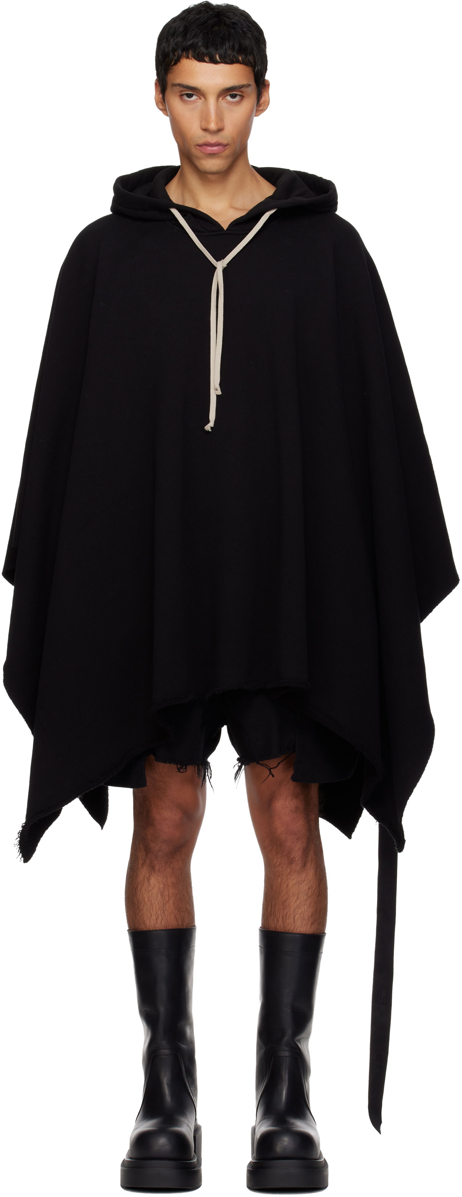 Dukserice Rick Owens DRKSHDW Poncho Hoodie Crna | DU02E7275 FSL, 0