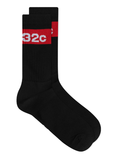 Čarape 032C Tape Logo Sock Crna | SS23-A-1010