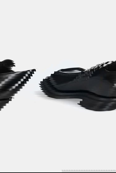 Tenisice i cipele Martine Rose Martine Rose Patent Square Toe Chain Loafer Crna | 1026LP11001M, 2