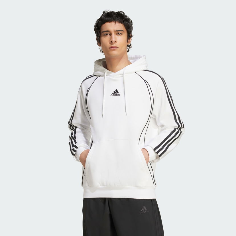 Dukserice adidas Performance Adicolor Teamgeist Cut Line Hoodie Bijela | JY6393