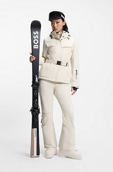 Jakna BOSS Ski Water-Repellent Regular-Fit Jacket Bijela | 50549047, 1