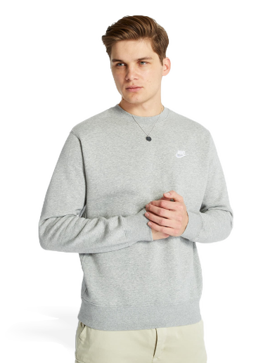Dukserice Nike Sportswear Club Fleece Crewneck Siva | BV2662-063