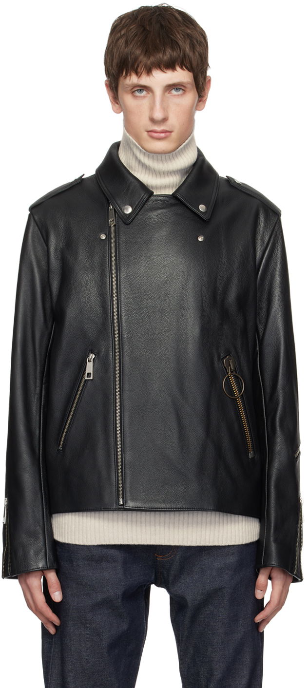 Jakna A.P.C. JW Anderson x Leather Jacket Crna | PXBTO-H02848, 0