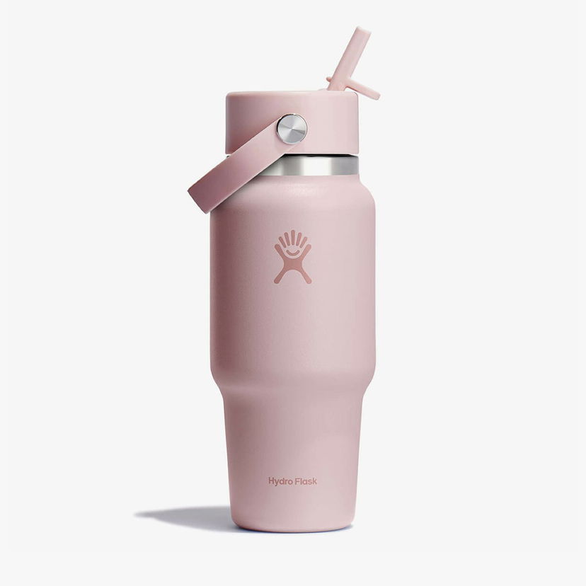 Boca za piće Hydro Flask 709 ml Wide Flex Straw Travel Bottle Trillium Universal Ružičasta | WT24CFS678