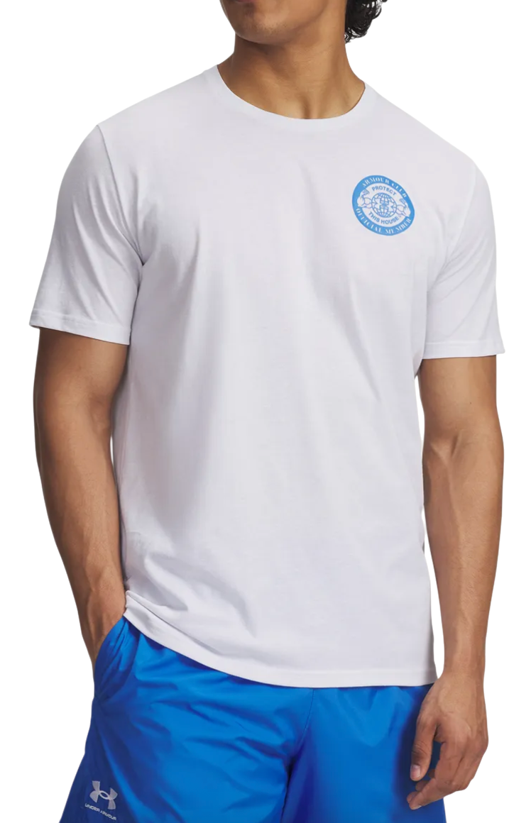 Majica kratkih rukava Under Armour Under Armour ARMOUR CLUB SS T-Shirt Bijela | 6005612-100, 0