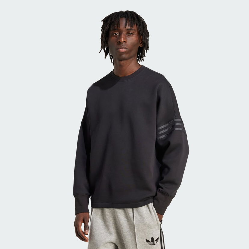Dukserice adidas Performance Neuclassics Oversized Crew Sweatshirt Crna | JW7918