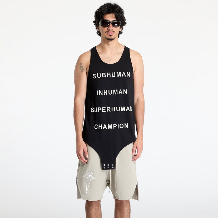 Majica bez rukava Rick Owens Rick Owens DRKSHDW x Champion Basketball Tank Top Crna | CM01E1678 CHJG 09