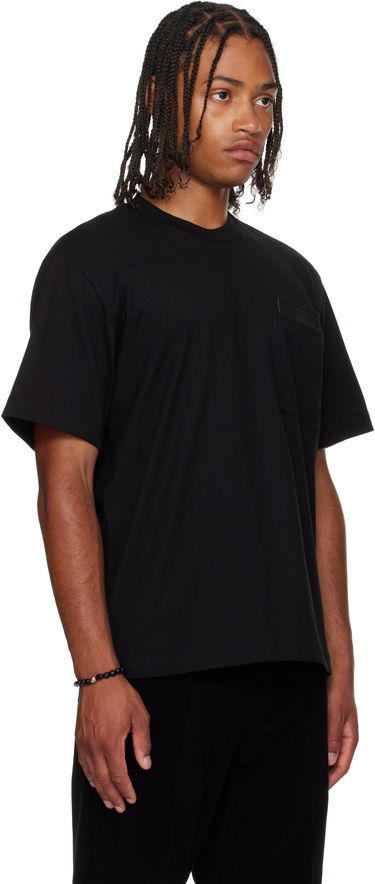 Majica kratkih rukava FERRAGAMO Ferragamo Pocket T-Shirt Crna | 786361, 1