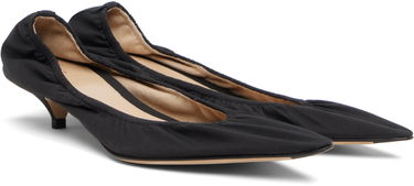 Tenisice i cipele The Row The Row Liisa Kitten Heel Pumps Crna | F1542-W2567, 3