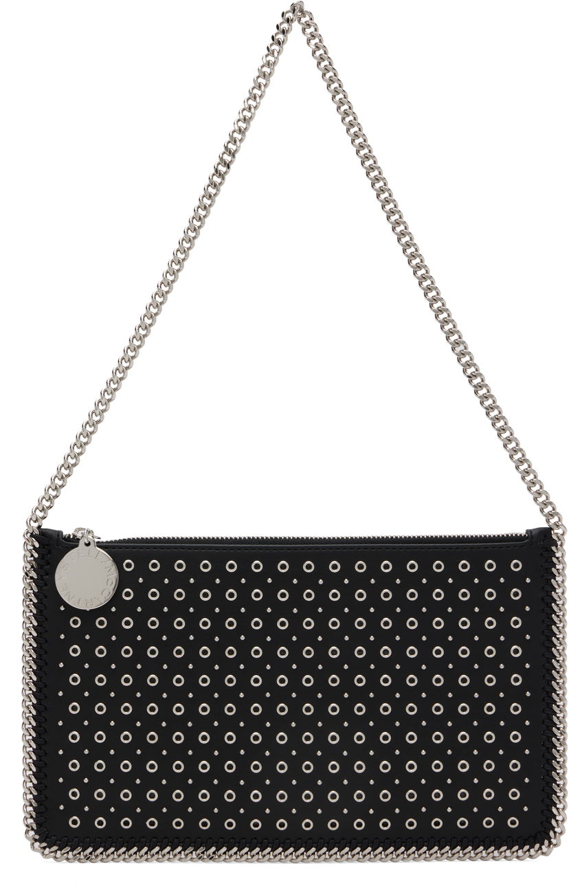 Torba za rame Stella McCartney Stella McCartney Falabella Pochette Shoulder Bag Crna | 7P0076WP0582