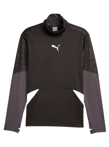 Majica kratkih rukava Puma Winterized Football Top Crna | 658510-03