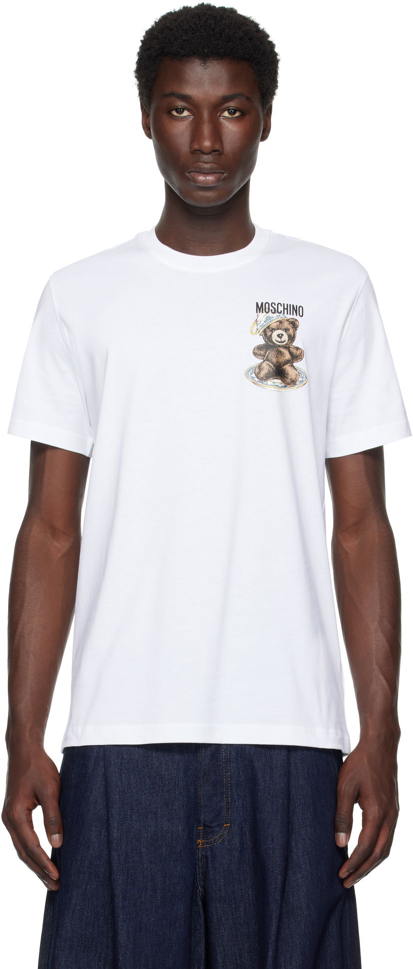 Majica kratkih rukava Moschino Moschino Teddy Bear Graphic T-Shirt Bijela | 252ZZ072152411001