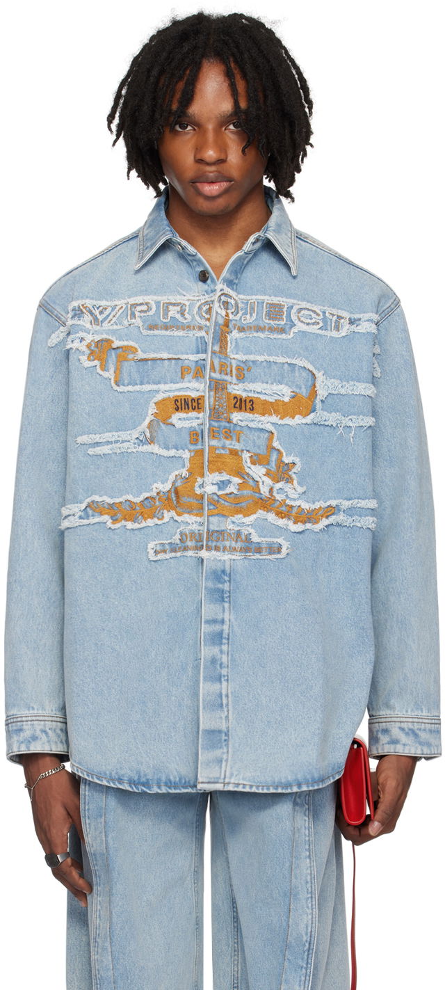 Košulja Y/PROJECT Shirt Denim Plava | 207SI002