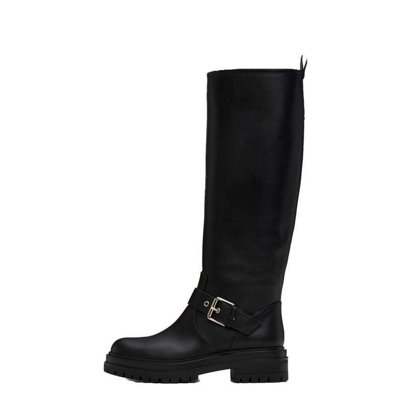 Tenisice i cipele Gianvito Rossi Thiago Tall Leather Boots Crna | G80151-20GOM-VGI