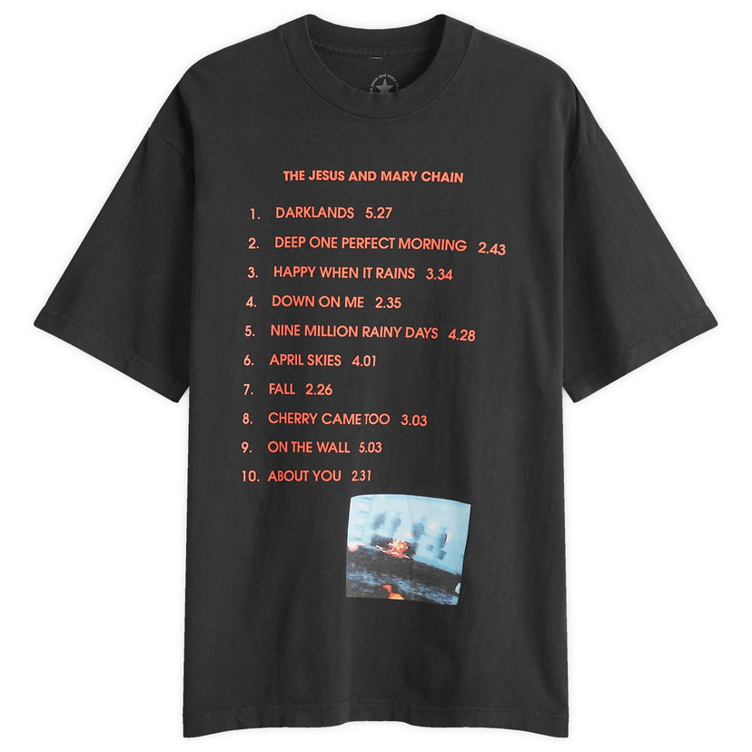 Majica kratkih rukava Pleasures Darklands T-Shirt Crna | P24F076-BLK