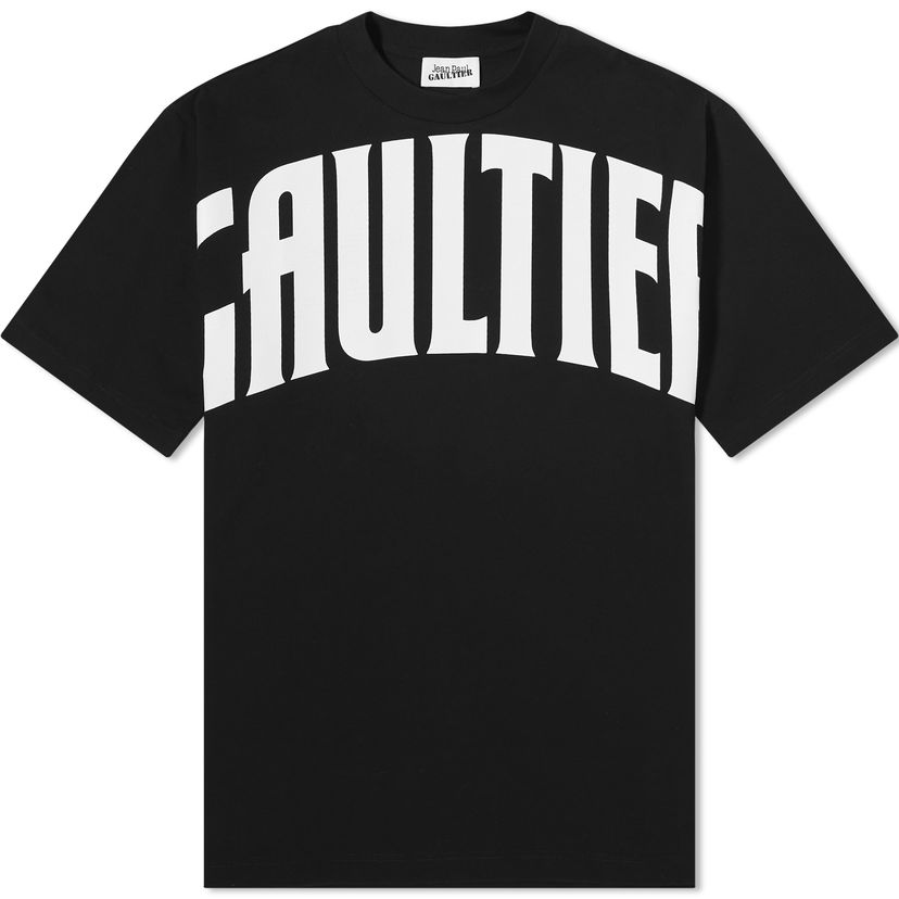 Majica kratkih rukava Jean Paul Gaultier Logo Oversized T-Shirt Crna | 24-25-U-TS065I-J055-0001