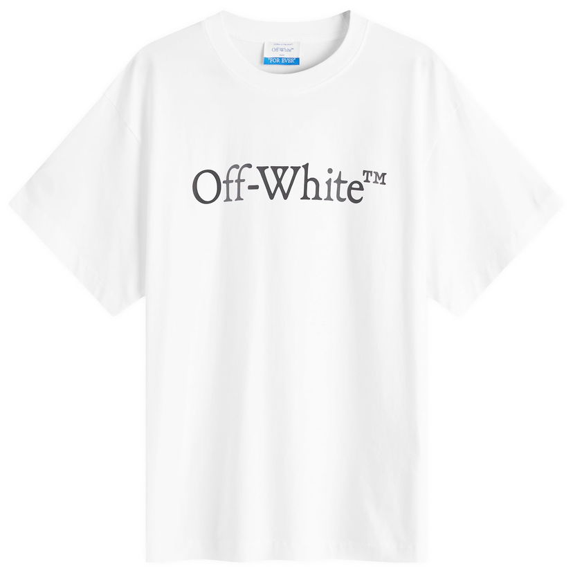 Majica kratkih rukava Off-White Bookish Skate T-Shirt Bijela | OMAA120C99JER0080110