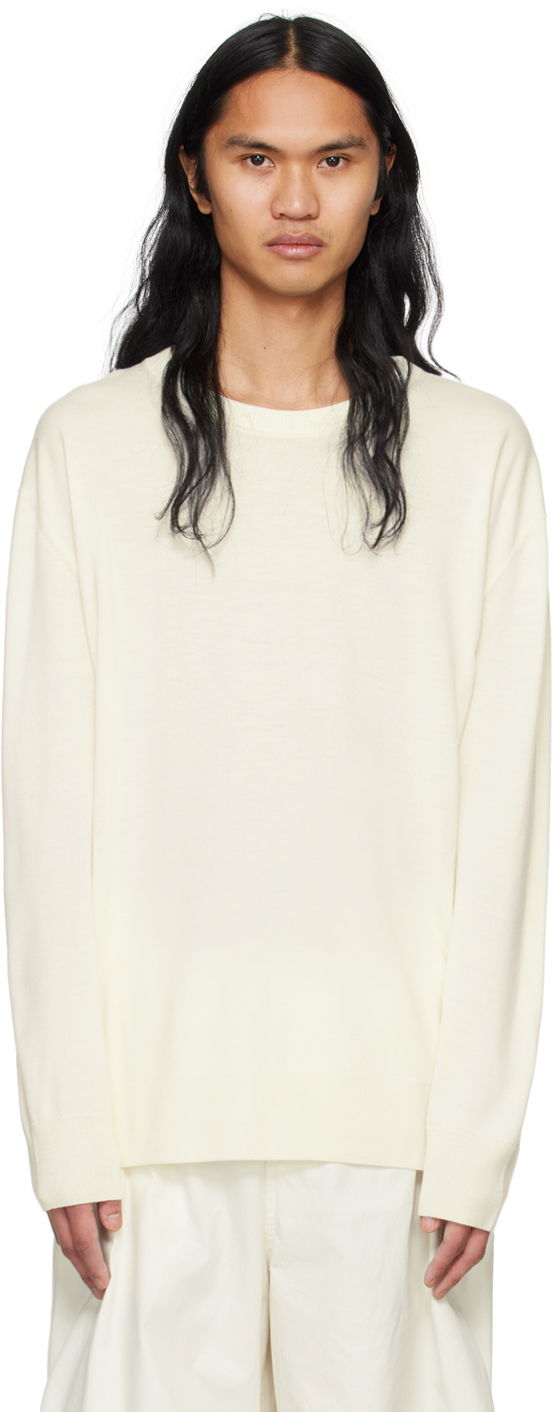 Džemper Jil Sander Crewneck Sweater Bijela | J23GP0003_J14532